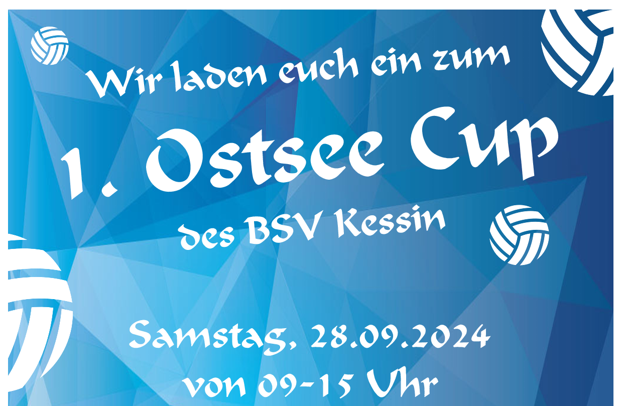 Freizeitmannschaften für den 1. Ostsee Cup im Volleyball gesucht